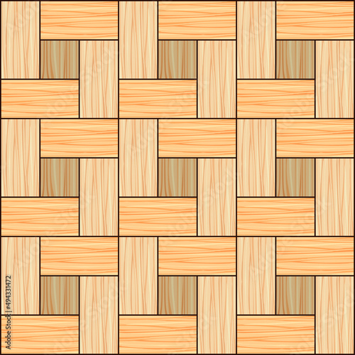Wooden board floor spanish bone vector design illustration