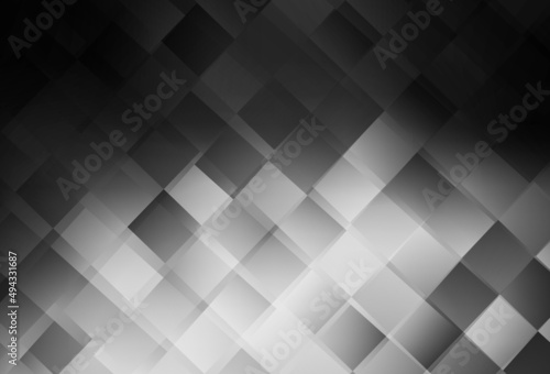Dark Gray vector background in polygonal style. © smaria2015