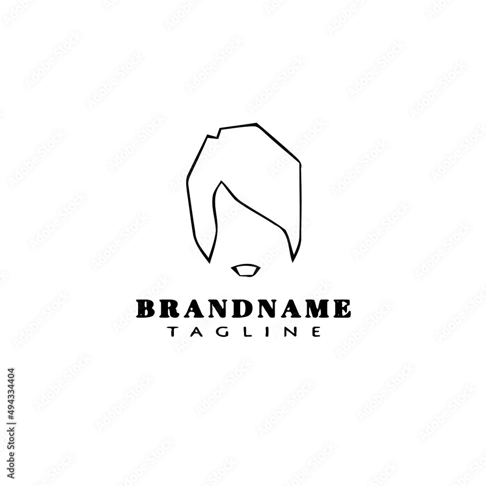 hair style logo icon design template vector illustration hair style logo icon design template vector illustration