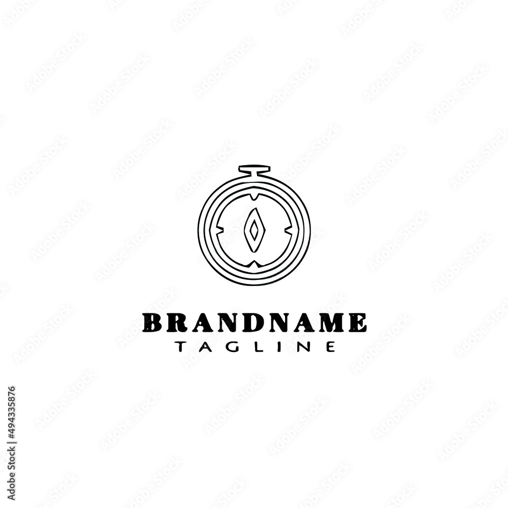 compass logo cartoon icon design template black isolated vector compass logo cartoon icon design template black isolated vector