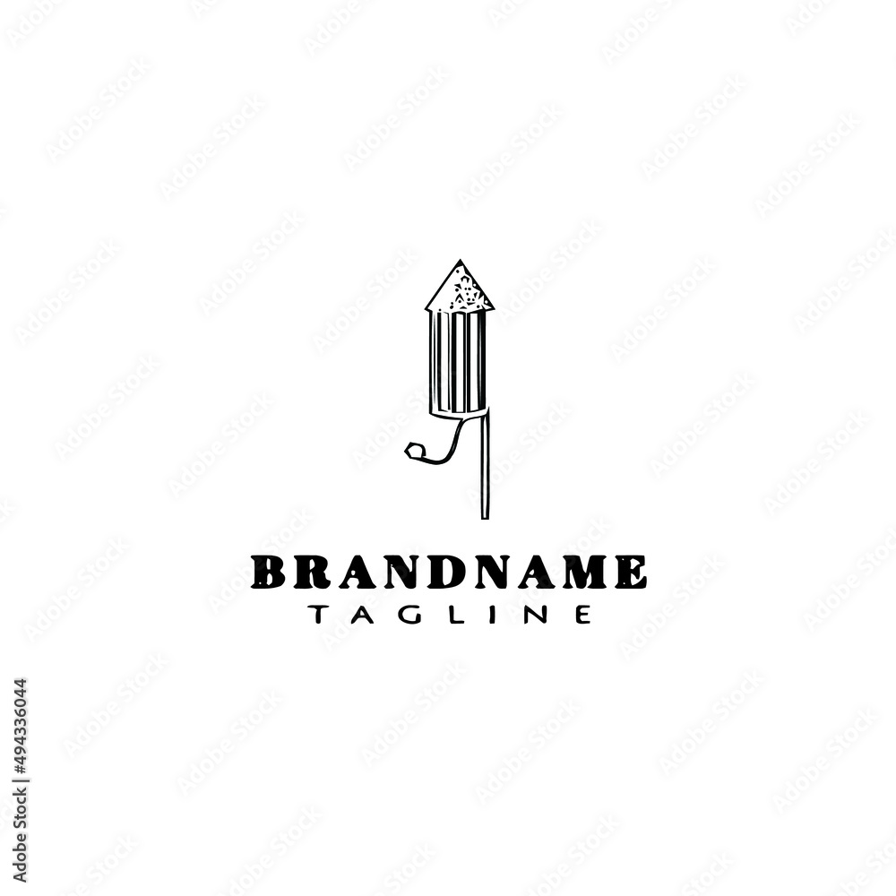 cracker logo cartoon icon design template illustration cracker logo cartoon icon design template illustration