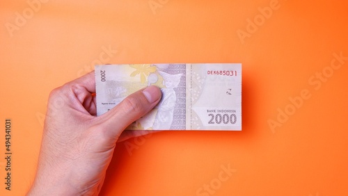 Fotografia, Obraz Indonesian Rupiah the official currency of Indonesia