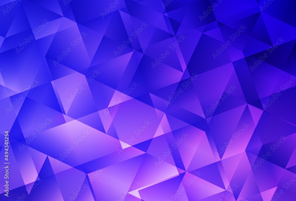 Light Pink, Blue vector triangle mosaic texture. Light Pink, Blue vector triangle mosaic texture.