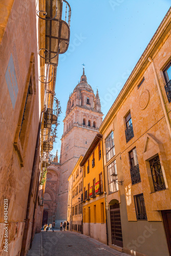 Generic architecture and street view from Salamanca, Spain