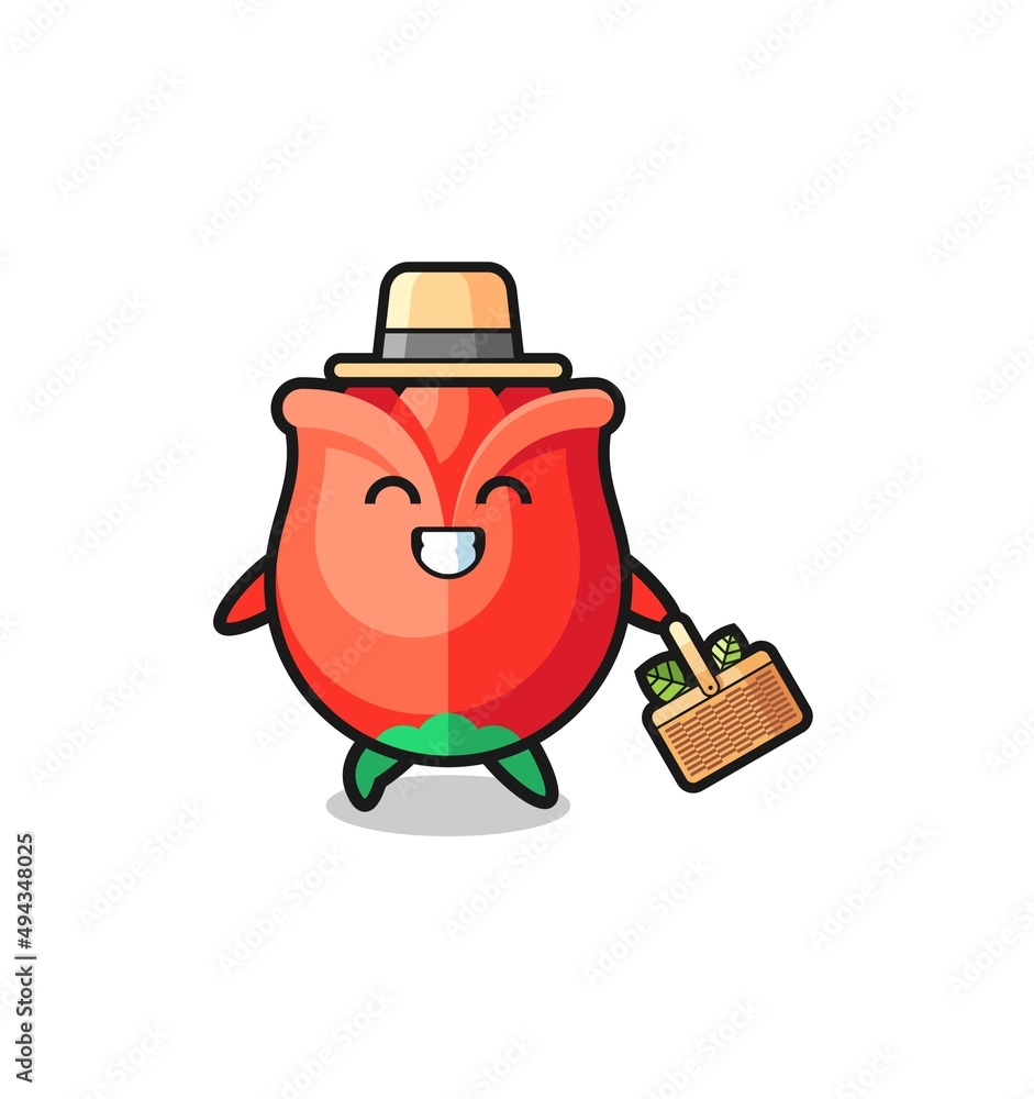 rose herbalist character searching a herbal rose herbalist character searching a herbal