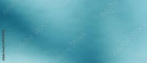 Blue turquoise color abstract background texture. Colorful blurred background with copy space for design. 