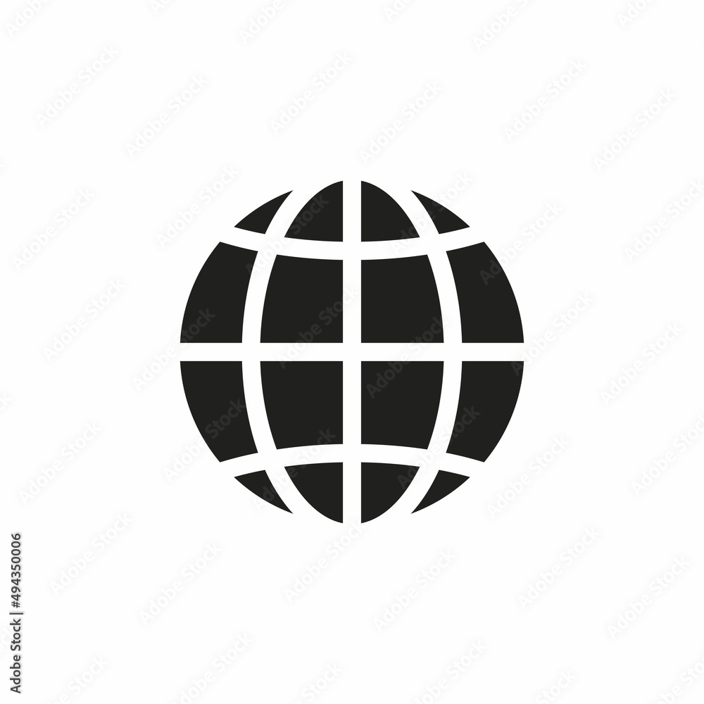 Web Icon. Web flat style isolated on a white background - stock vector. Web Icon. Web flat style isolated on a white background - stock vector.