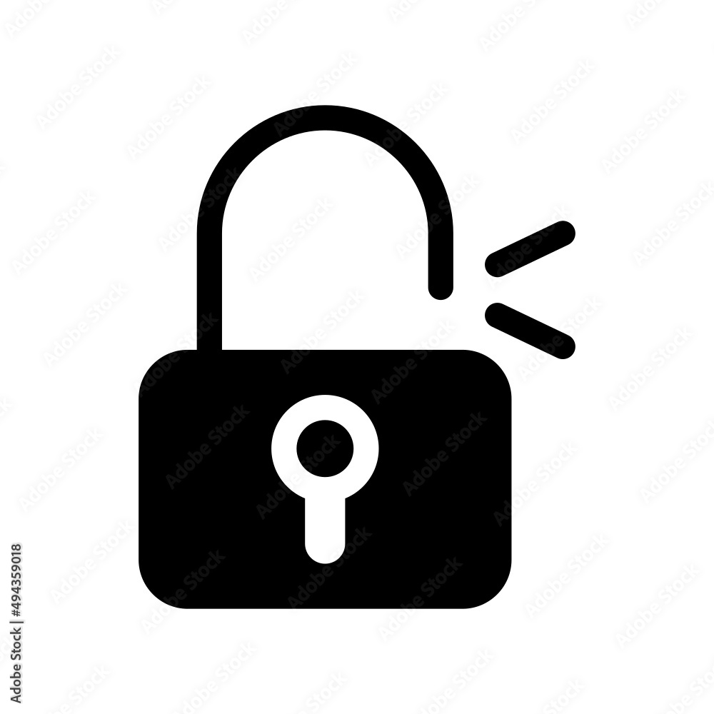 Unlock Icon Vector Symbol Design Illustration Unlock Icon Vector Symbol Design Illustration