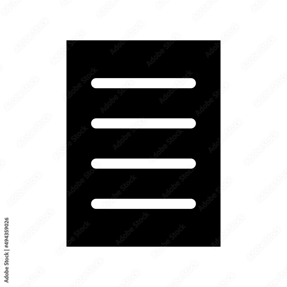Document Icon Vector Symbol Design Illustration Document Icon Vector Symbol Design Illustration