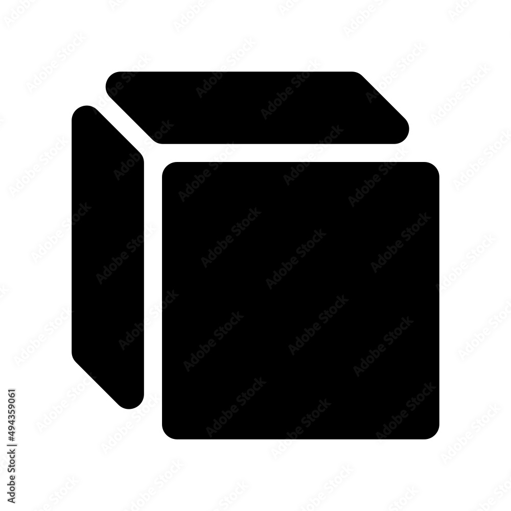 Cube Icon Vector Symbol Design Illustration Cube Icon Vector Symbol Design Illustration