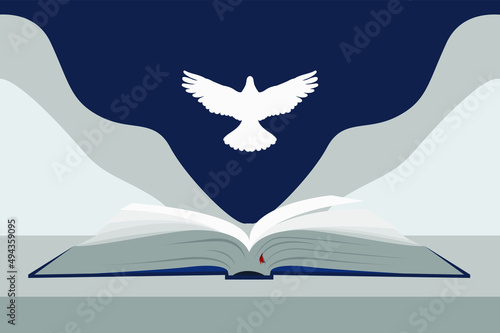 holy bible design - Vector