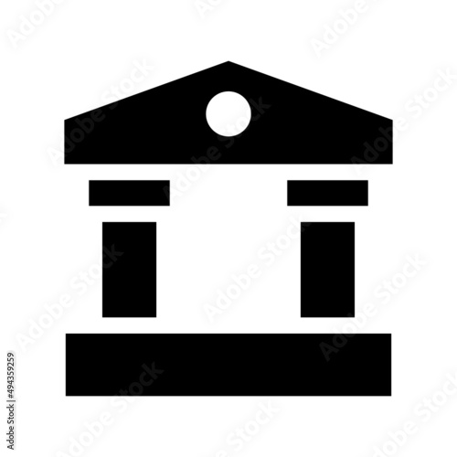 Bank Icon Vector Symbol Design Illustration