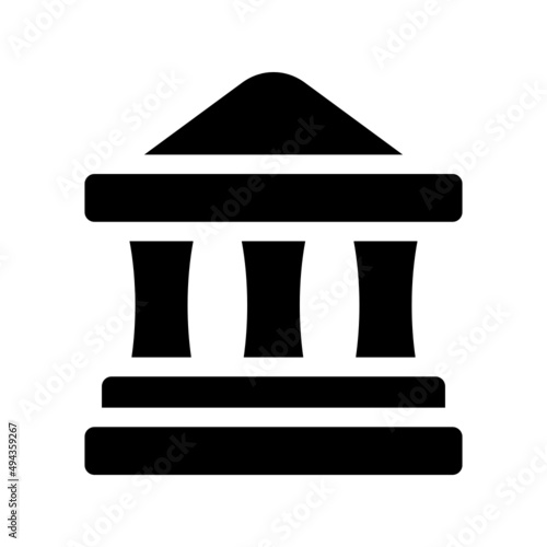 Bank Icon Vector Symbol Design Illustration