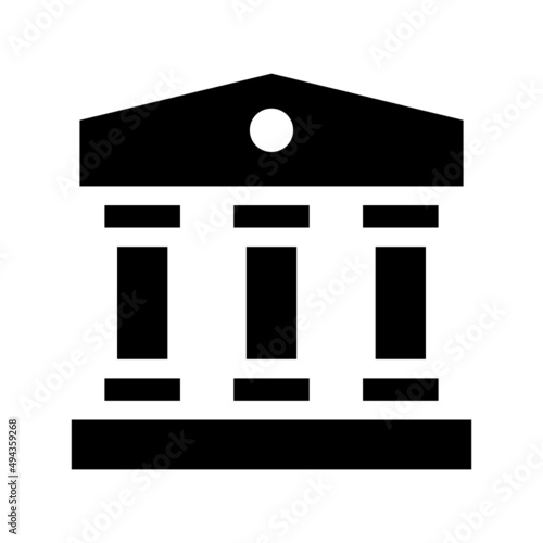 Bank Icon Vector Symbol Design Illustration