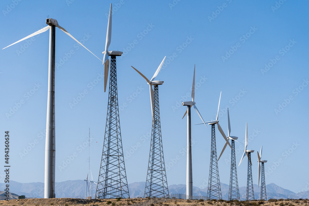 Wind Turbines in the Desert Wind Turbines in the Desert