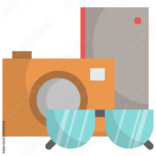 Travel accessories icon