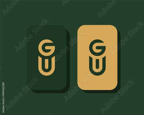 Letter G W logo design. creative minimal monochrome monogram symbol. Universal elegant vector emblem. Premium business logotype. Graphic alphabet symbol for corporate identity