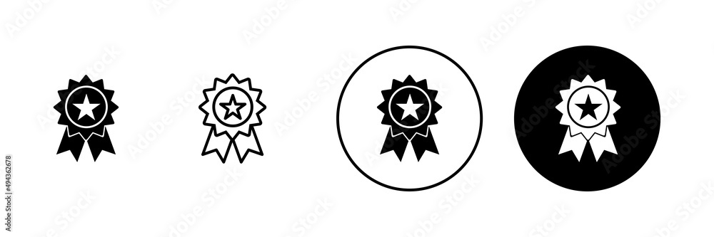 Badge icon set. Awards icon vector. Achieve sign and symbols Badge icon set. Awards icon vector. Achieve sign and symbols