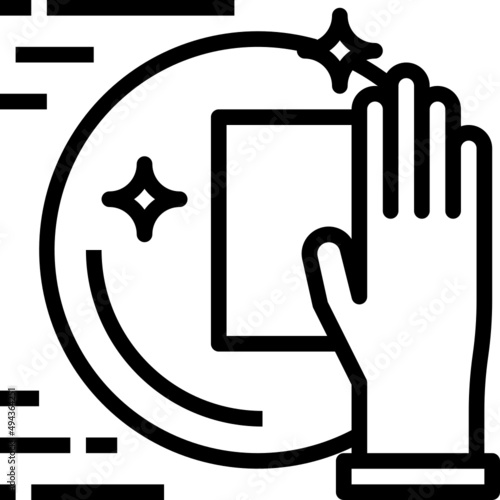 Washing dish icon