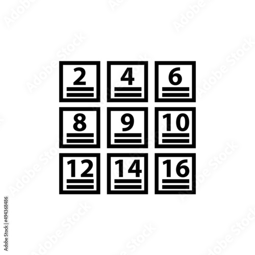 maximum stack icon vector design templates