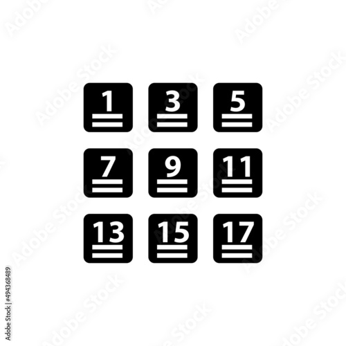 maximum stack icon vector design templates