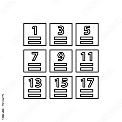 maximum stack icon vector design templates