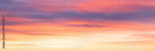 Dramatic sunset sky, natural background, vector illustration, gradient mesh © Valerii