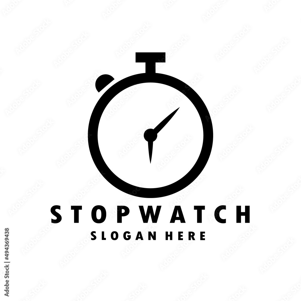 stopwatch icon logo design, vector, linear, illustration stopwatch icon logo design, vector, linear, illustration