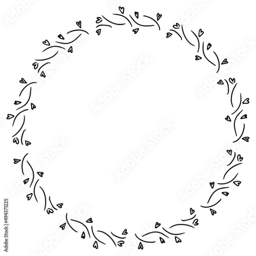 Floral, flower wreath