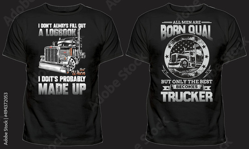 Bulk truck t-shirt design 