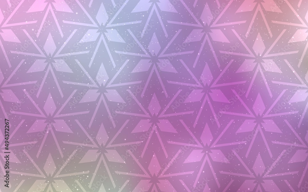 Light Purple, Pink vector texture with triangular style. Light Purple, Pink vector texture with triangular style.