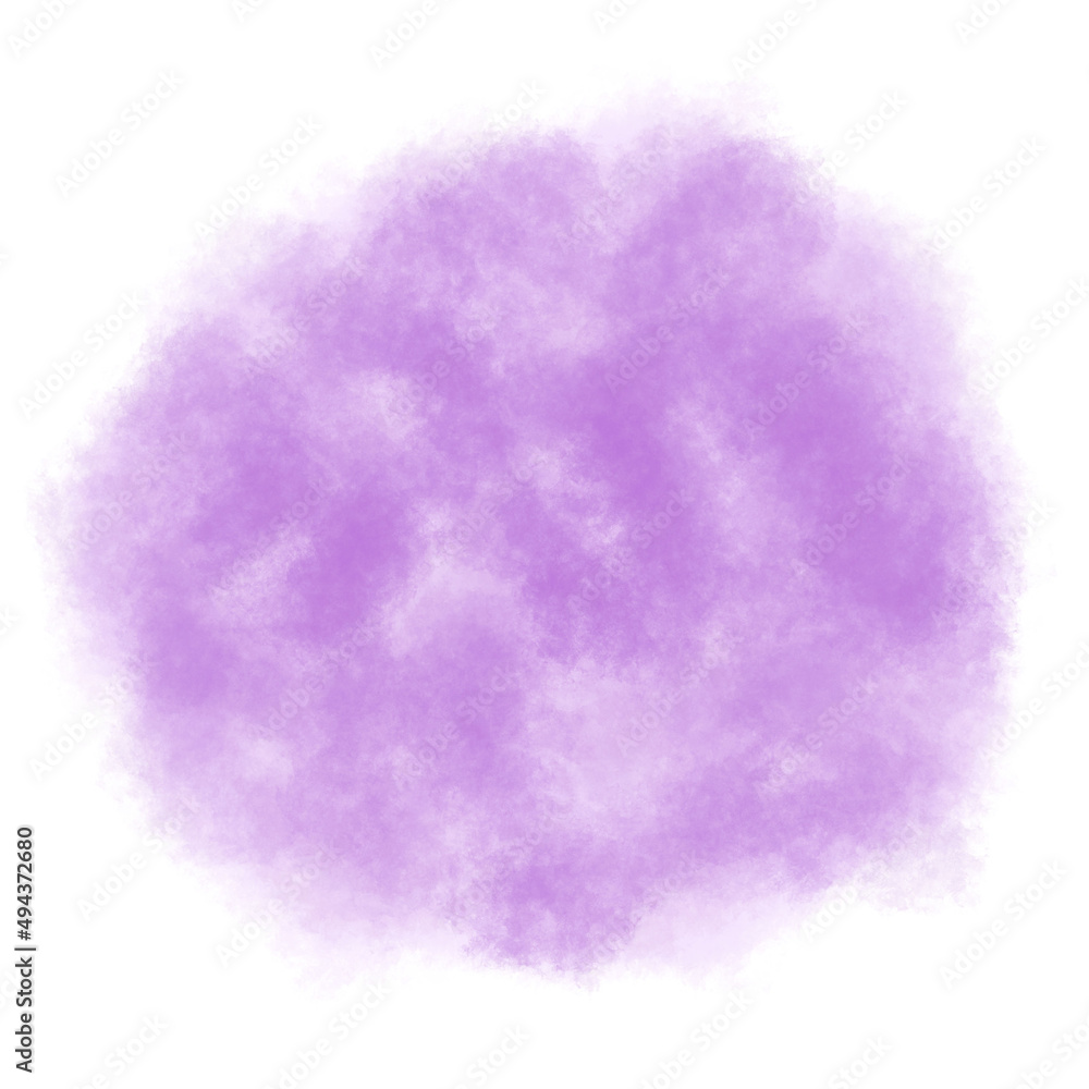 Cute color cloud spot illustration