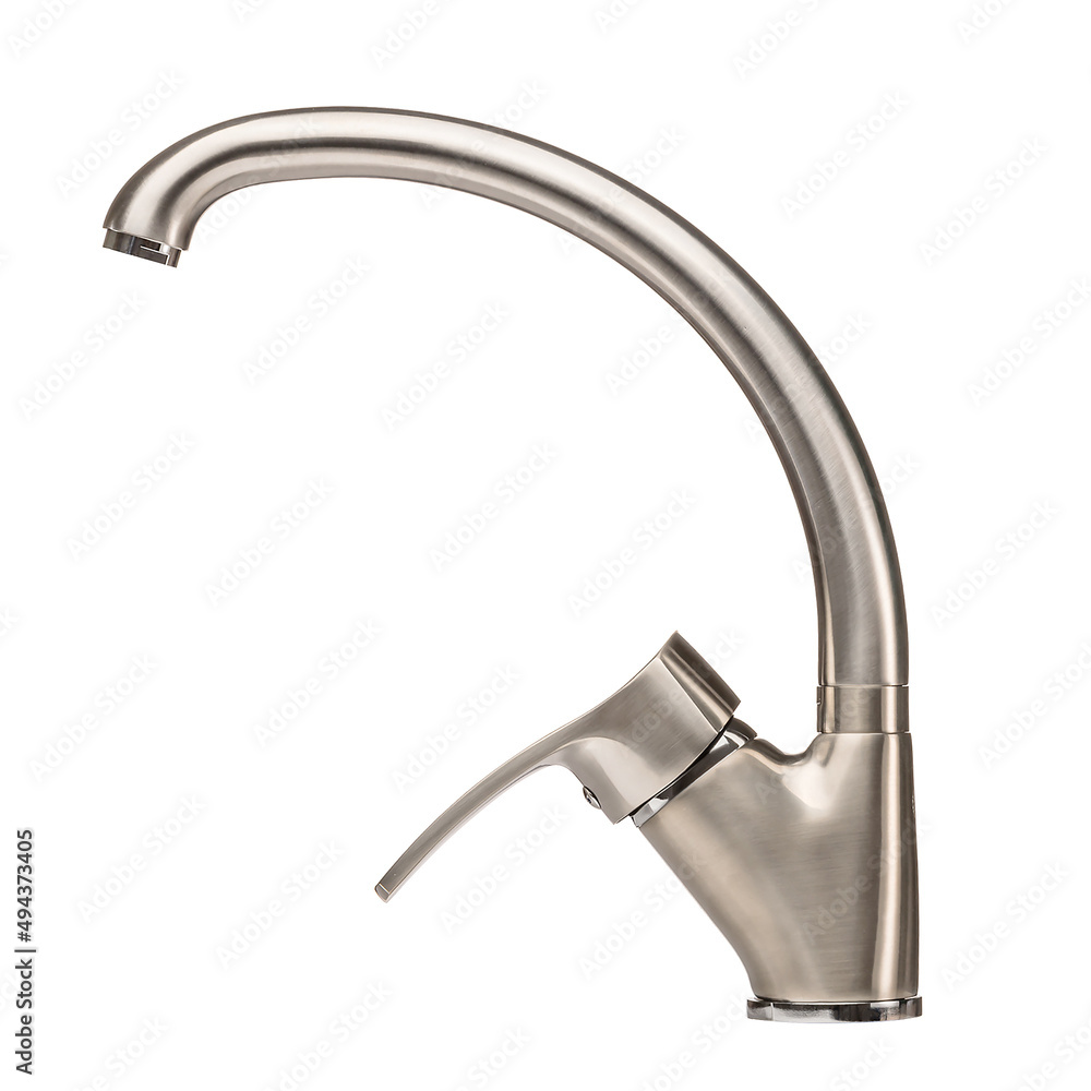 Water faucet on a white isolated background. Faucet for washbasin, kitchen, bathroom, shower. Water faucet on a white isolated background. Faucet for washbasin, kitchen, bathroom, shower.