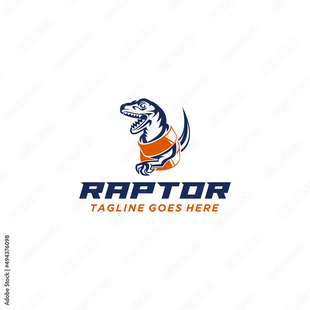 Raptor and steel logo sign design Raptor and steel logo sign design