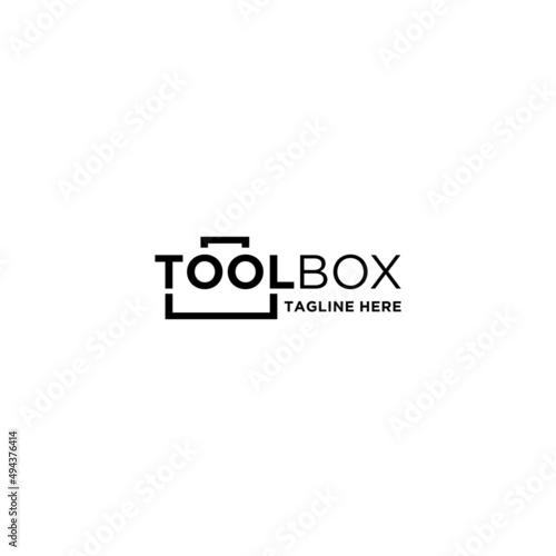 Toolbox creative logo sign design