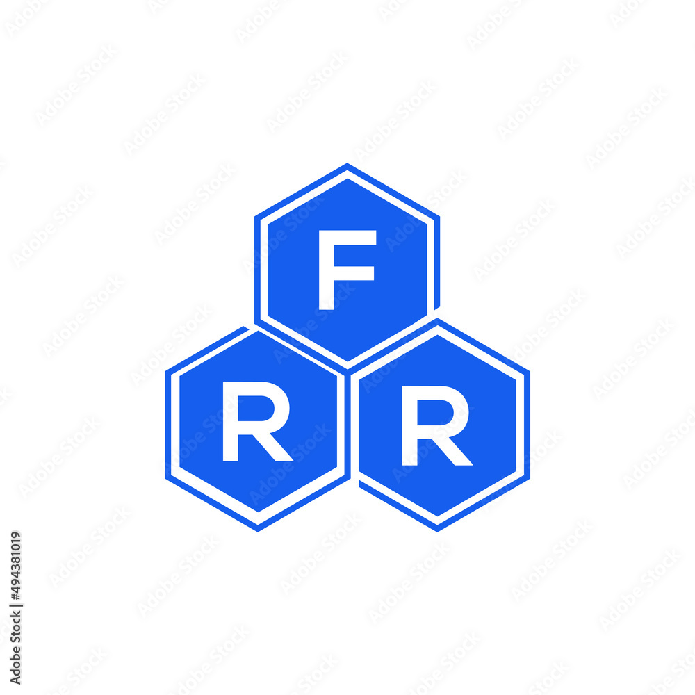 FRR letter logo design on White background. FRR creative initials letter logo concept. FRR letter design. FRR letter logo design on White background. FRR creative initials letter logo concept. FRR letter design.
