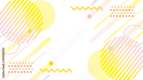 Stylish background with geometric pattern. Horizontal (size ratio 16:9)
