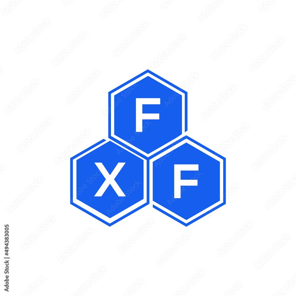 FXF letter logo design on White background. FXF creative initials letter logo concept. FXF letter design. 

