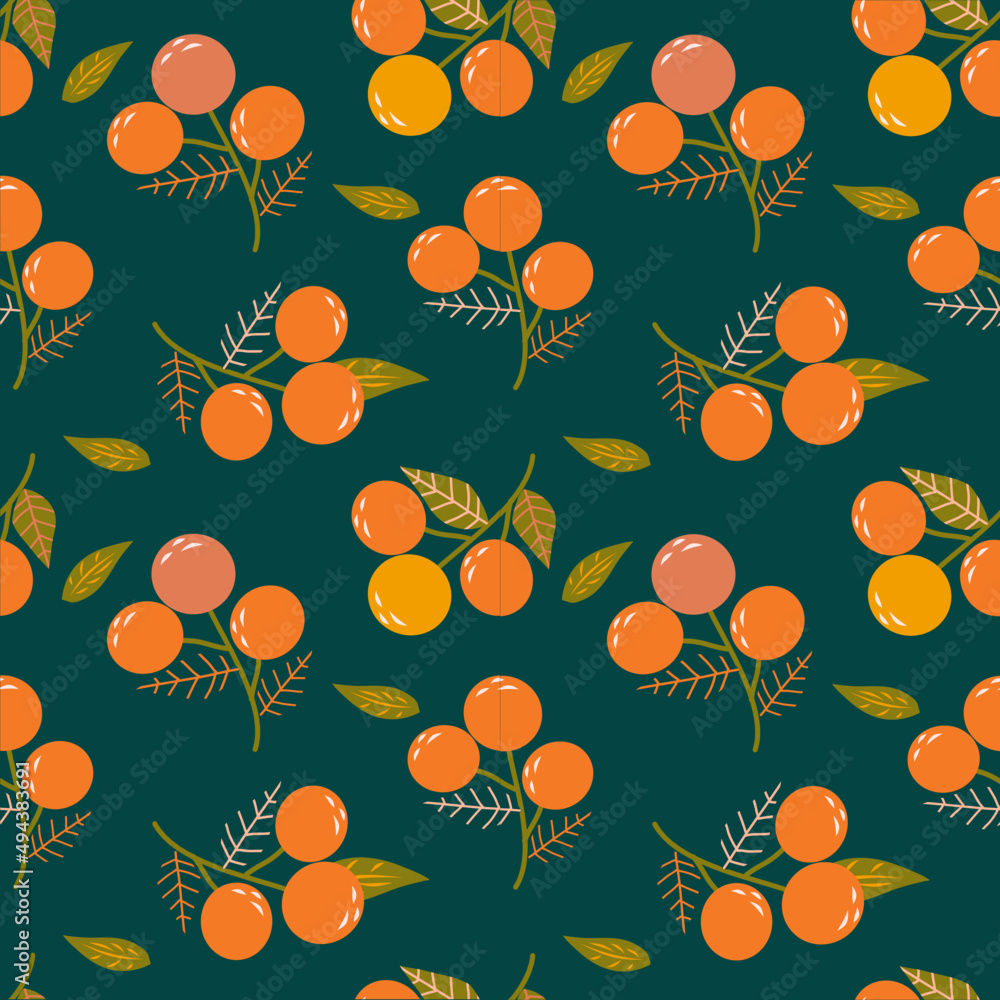 orange floral seamless pattern set. Modern design for paper, cover, fabric, interior decor and other users. orange floral seamless pattern set. Modern design for paper, cover, fabric, interior decor and other users.
