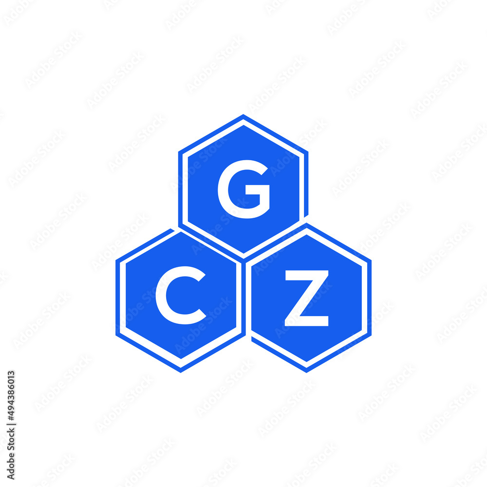 GCZ letter logo design on black background. GCZ creative initials letter logo concept. GCZ letter design. GCZ letter logo design on black background. GCZ creative initials letter logo concept. GCZ letter design.