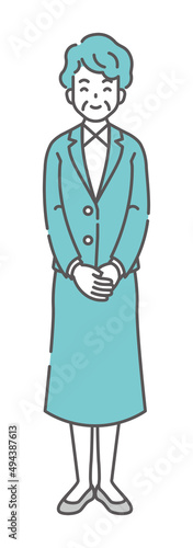 ビジネス　人　mk線