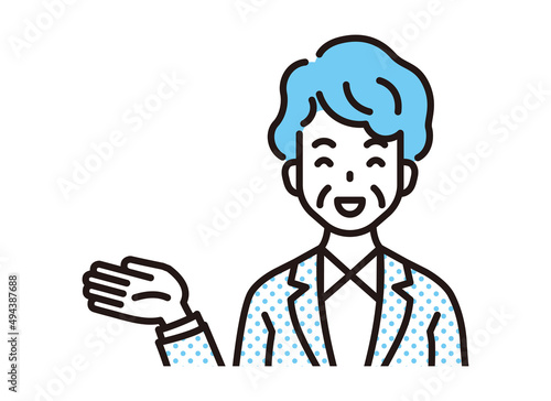 ビジネス　人　mk線