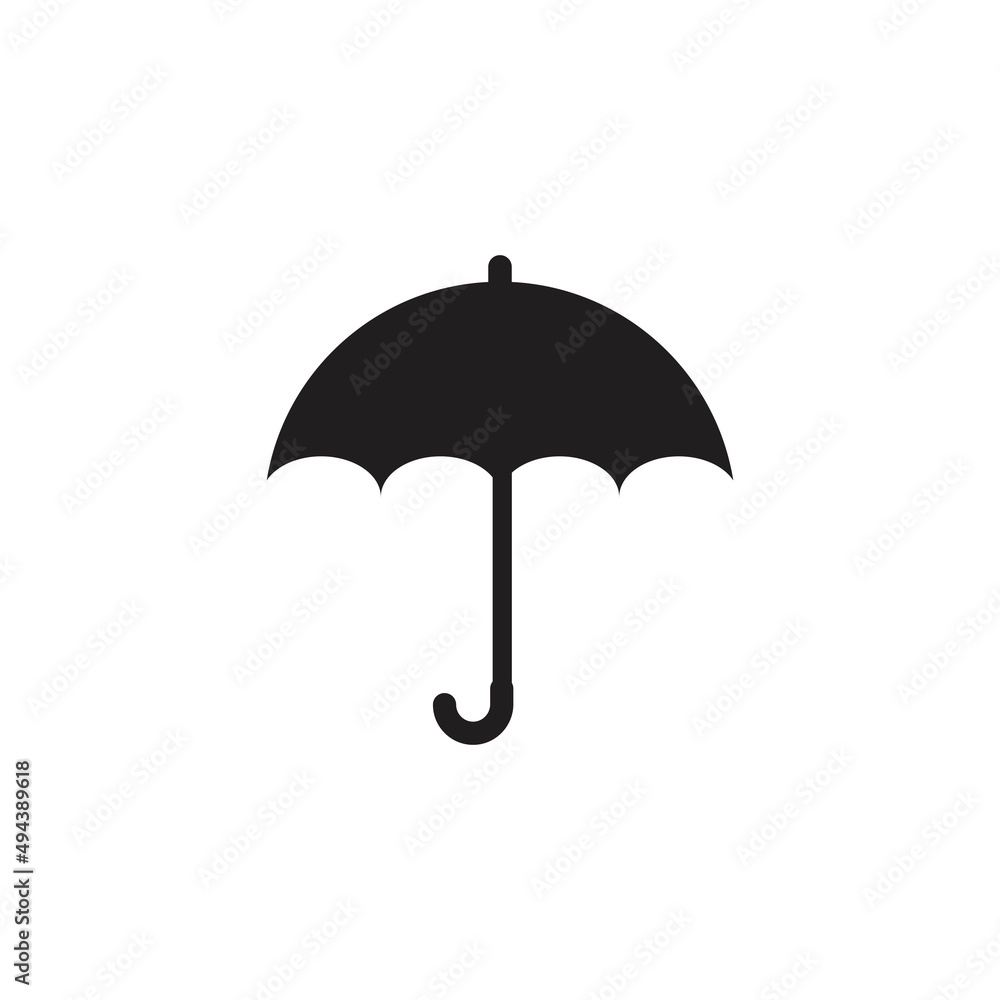 umbrella logo vector