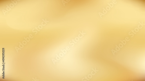 Vector gold blurred gradient style background. Holographic backdrop. Abstract smooth colorful illustration, social media wallpaper
