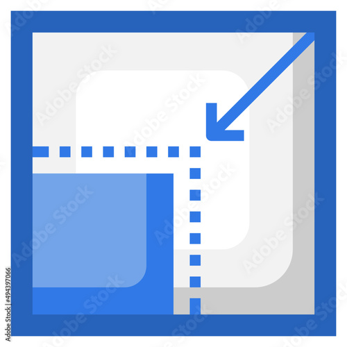 REDUCE flat icon,linear,outline,graphic,illustration