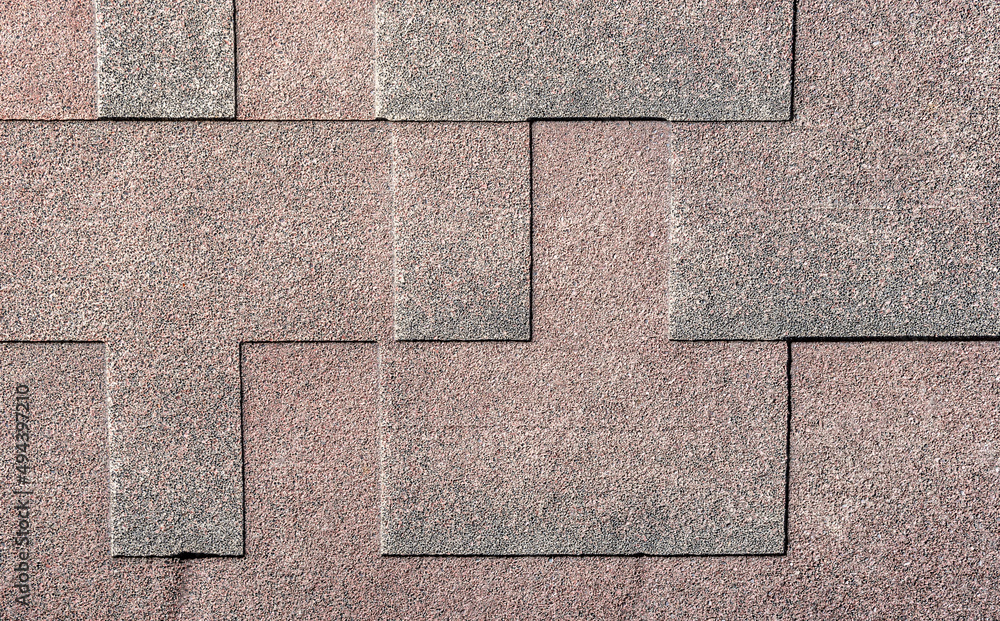 Fototapeta premium Soft tiles, laid out in an abstract manner. Construction works.