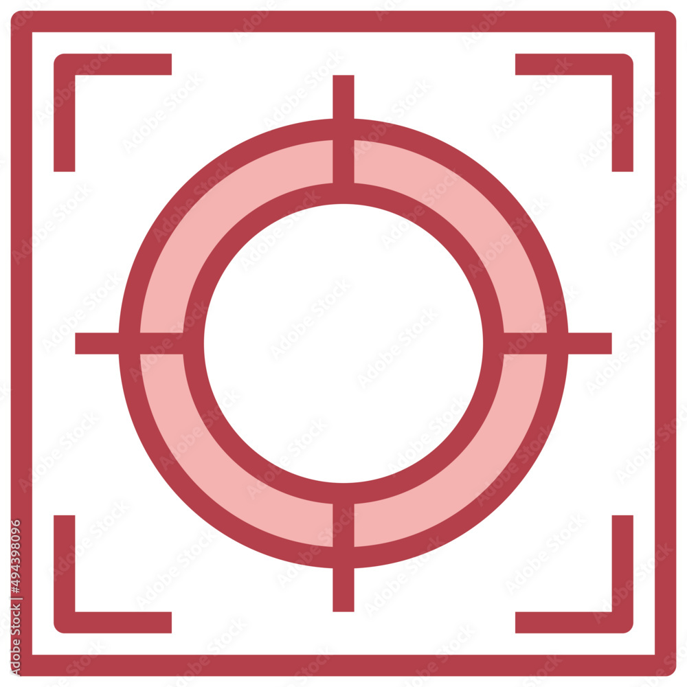 FOCUS red line icon,linear,outline,graphic,illustration FOCUS red line icon,linear,outline,graphic,illustration