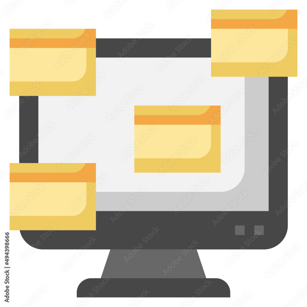 UNSTRUCTURED DATA flat icon,linear,outline,graphic,illustration UNSTRUCTURED DATA flat icon,linear,outline,graphic,illustration