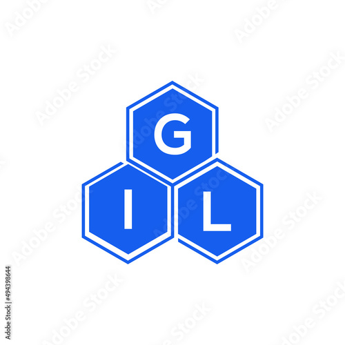 GIL letter logo design on White background. GIL creative initials letter logo concept. GIL letter design. 
