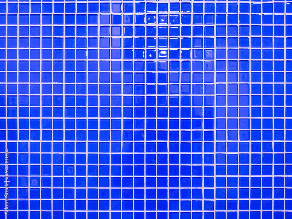 Blue mosaic tiles texture background. Blue mosaic tiles texture background.